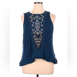 Knox Rose Beautifully Designed Hi-Low Tank Top